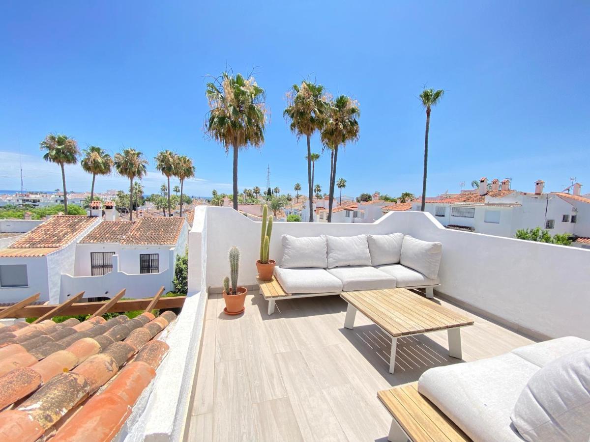 Вилла Townhouse W/Sea View & Garden Эстепона Экстерьер фото